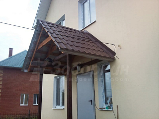 козырек из металлочерепицы